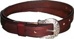 1 1/4^ x 28^ Leather Waist Belt Brown
