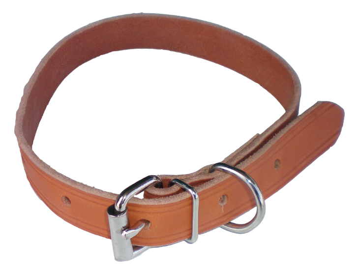 1" x 22" Plain Leather Dog Collar