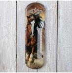 18^ Tin Thermometer Horse Country