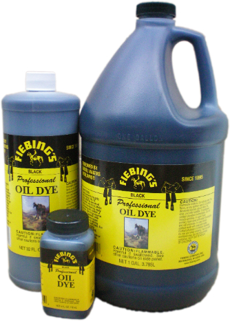 Fiebing's Professional Oil Dye, Black, 4 oz.