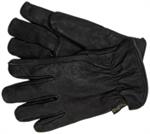 Large Black Lined Driving Glove