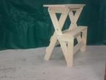 Wooden Braiding Stand W/Step Finish