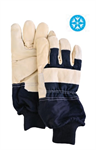 Lined Lea.Glove W/Cuff Large