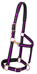 1^ Horse Padded Halter Black/Pink