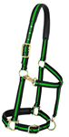 1^ Cob Padded Halter Black/Green